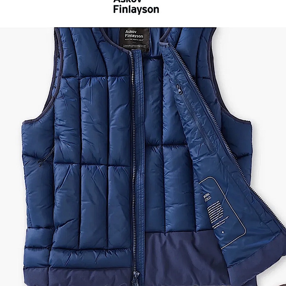 New! ASKOV FINLAYSON Preservation Womens Ski Hiking Waterproof Insulated Vest S